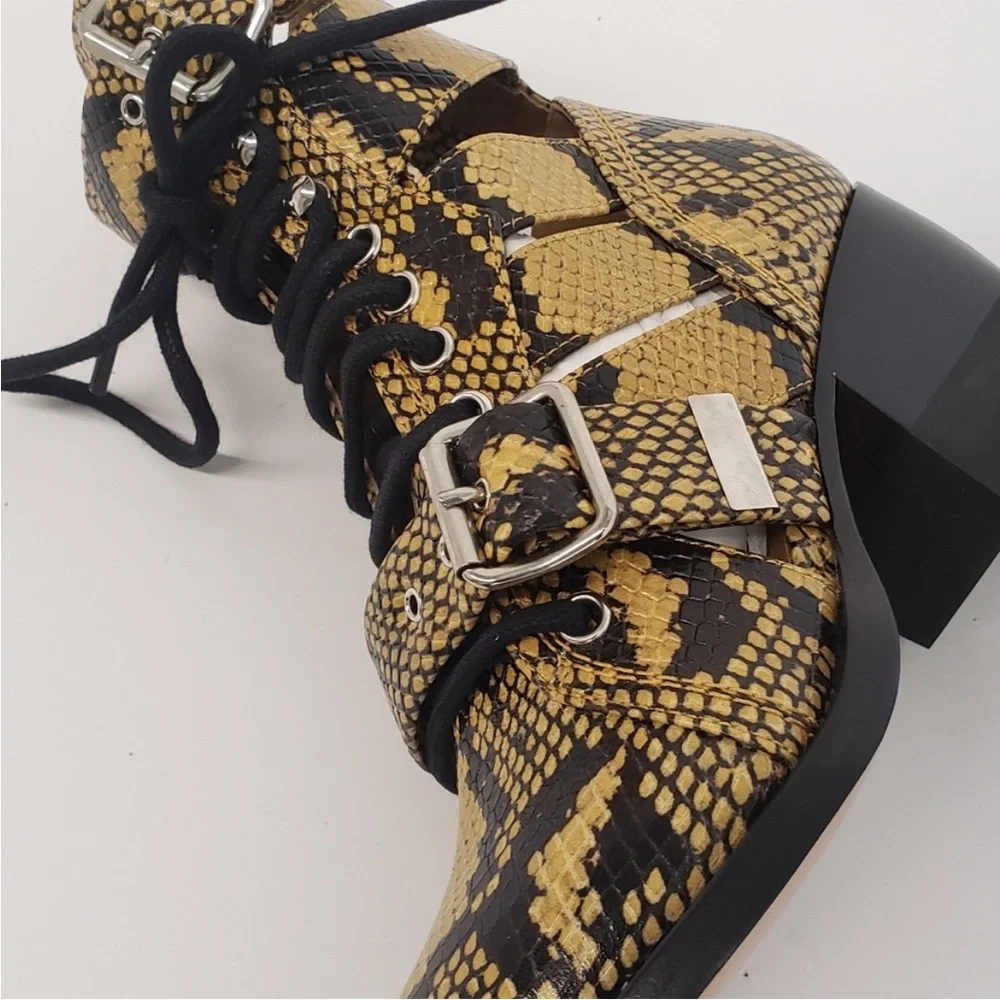 Chloe Rylee Python Print Medium Ankle
Boots - Picture 11 of 14